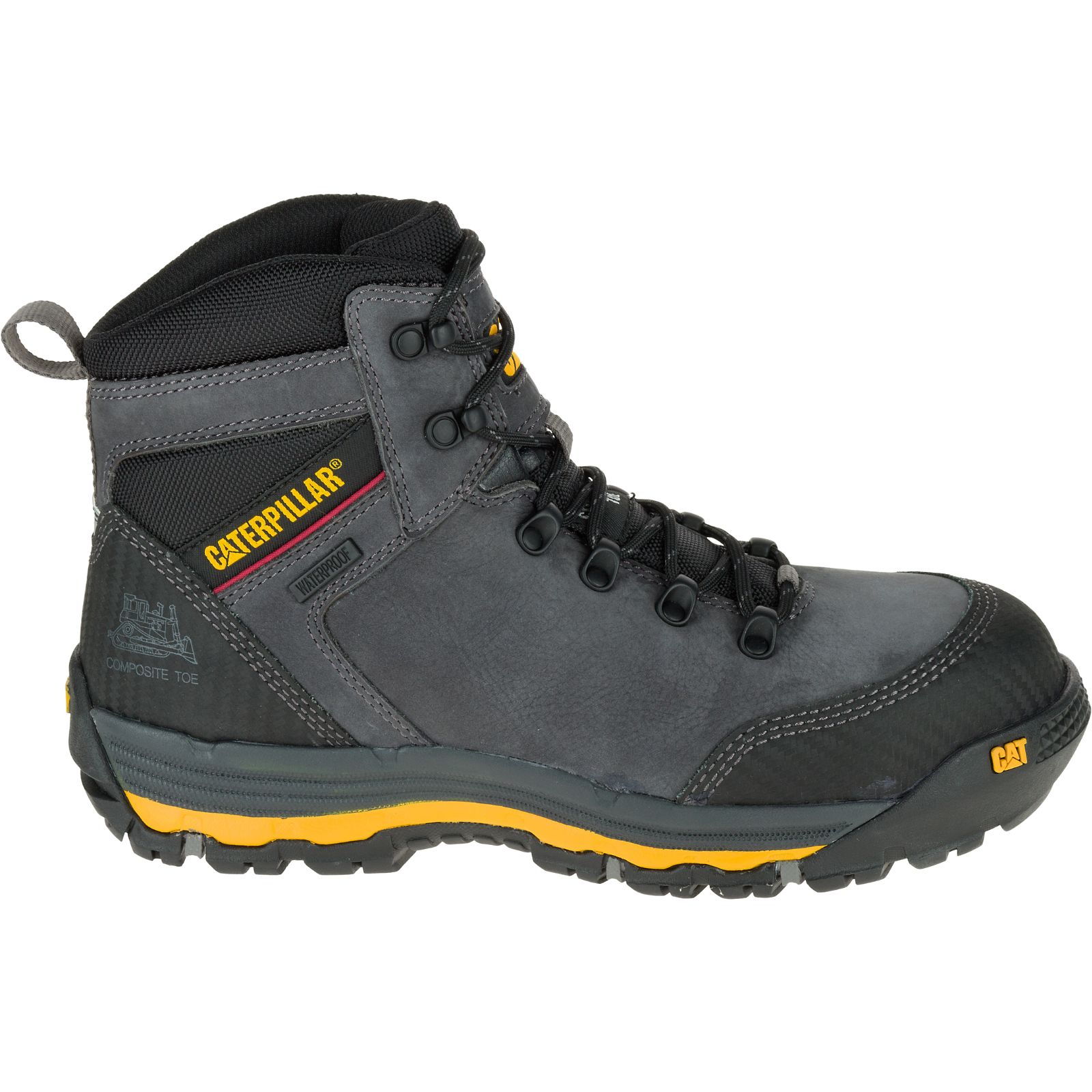 Caterpillar Work Boots Sharjah - Caterpillar Munising 6" Waterproof Composite Toe S3 Hro Sra Mens - Dark Grey BMRQSW309